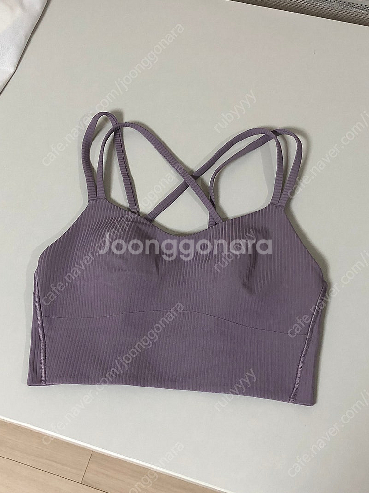 룰루레몬 라이크어클라우드 롱라인 리브드 브라탑--0