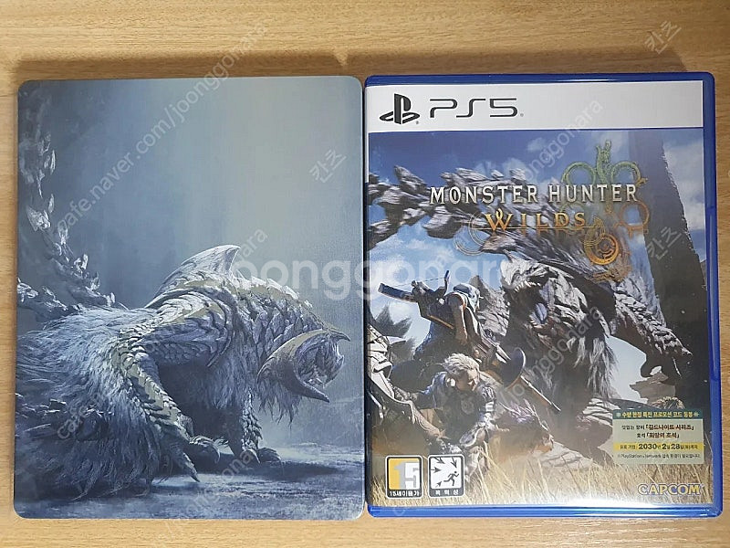 PS5 몬스터헌터 와일즈+스틸케이스(코드o)--0