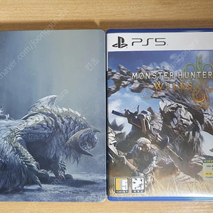 PS5 몬스터헌터 와일즈+스틸케이스(코드o)
