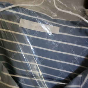 ouie 오버핏 스트라이프셔츠