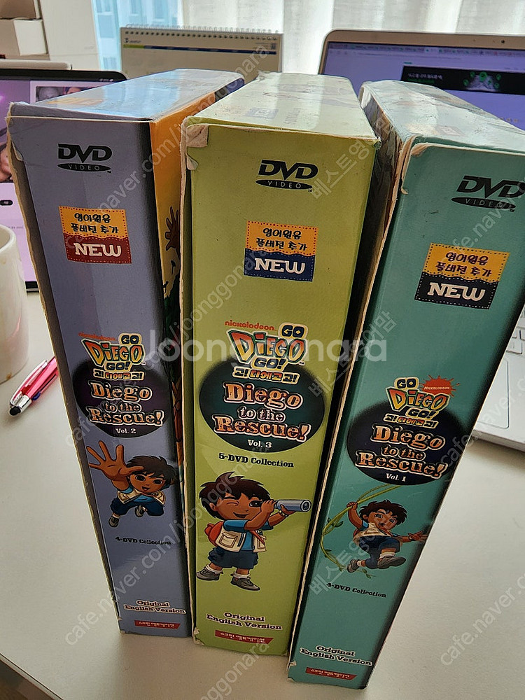 엄마표 영어dvd 여러가지 - 도라, 투비와비누, 립프...--4