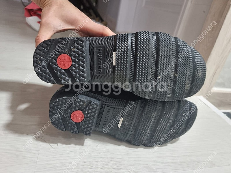 헌터 오리지널 숏 레인 부츠 260 판매합니다--4