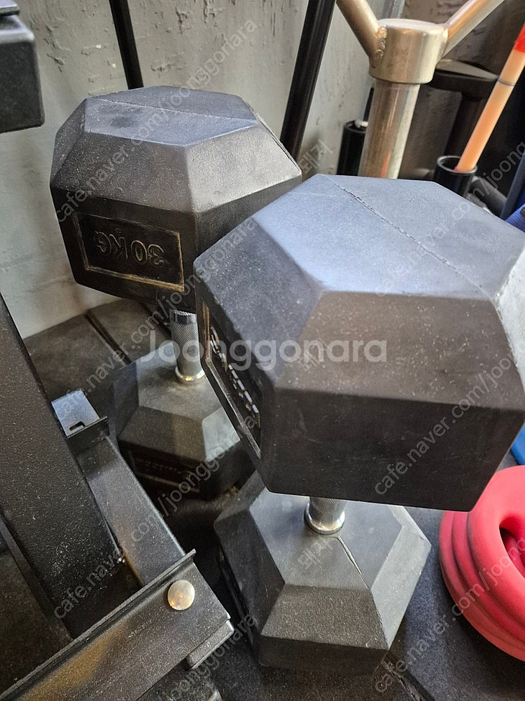 육각덤벨 아령 17.5kg 22.5kg 30kg 한쌍씩...--2