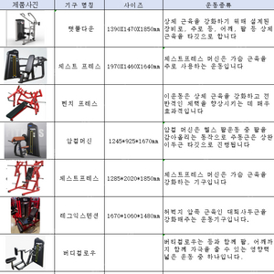 운동기구 싸게 처분