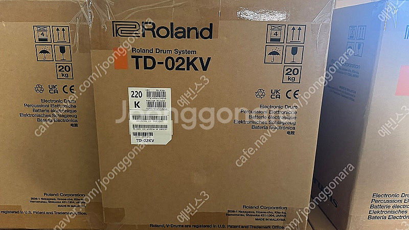 [판매]롤랜드 전자드럼 TD-02KV 공동구매후 남은 ...--0