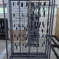 3단 슬라이딩 다용도 철제 제작 진열장 급처분