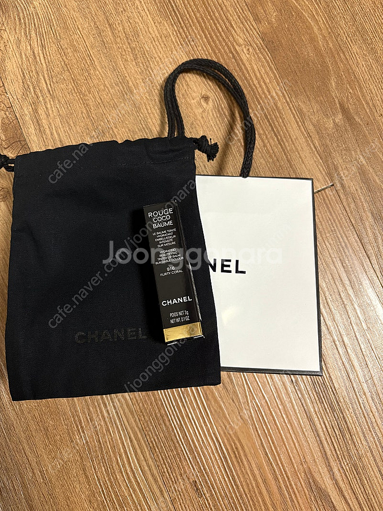 샤넬 루쥬 코코밤 새틴 916 플러티 코랄 미개봉 새상...--0