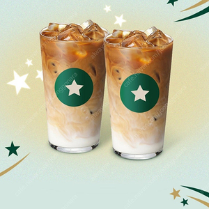 스타벅스 땡스 어 라떼 세트(아이스 카페 라떼 Tall 2잔)