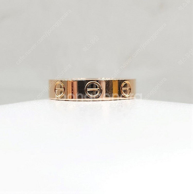 [럭스유] 까르띠에 다이아 1P 러브밴드 링 18K 로...--2