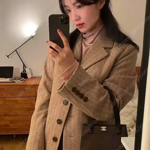 게드 ged 스트라이프 울 자켓