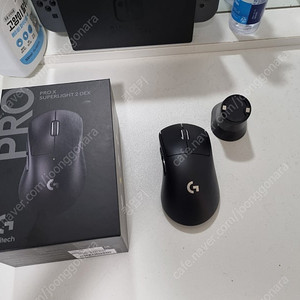 지프로 슈퍼라이트2 덱스 블랙+충전독+g640패드 팝니다