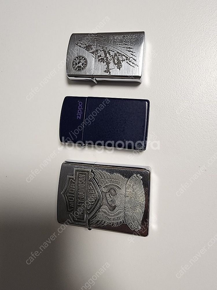 지포라이터 3개 팝니다 (할리데이비슨 외 )--3