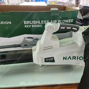 나리온 42V 무선 대포 송풍기 NJ-2000R 블로워 낙엽 제설기 저렴하게 15만에 판매합니다