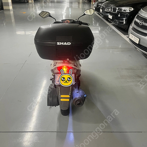 어드레스 V125G 탑박스 캐리어 판매해요