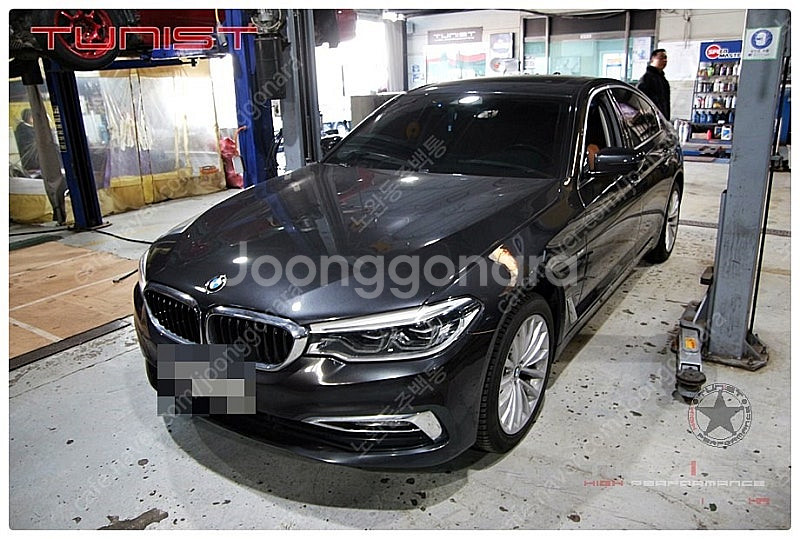 BMW G30 520D 순정 머플러 배기 파손된 벨로우...--2
