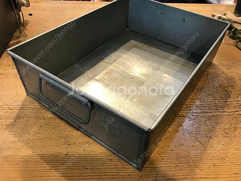 양철 빈티지 수납함, 트레이, 보관함,공구함--1