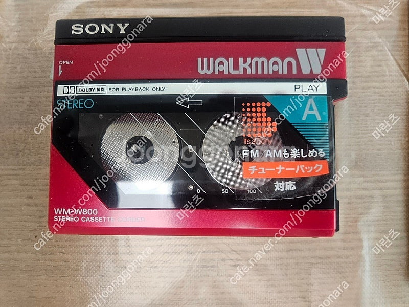 SONY WM-W800 더블데크 워크맨 미사용 박스 F--2