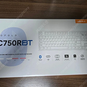 레오폴드750RBT 청축 유무선풀박팝니다