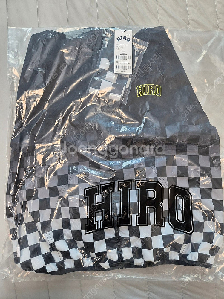 히로 블랭크 체커 자켓 바람막이 140--0
