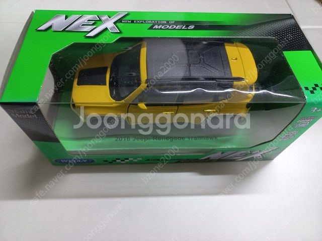 WELLY NEX 1:32 2016 지프 레니게이드 옐...--2