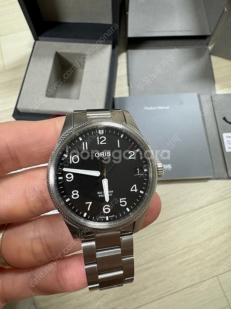 오리스 빅크라운 프로파일럿 41mm 블랙--1