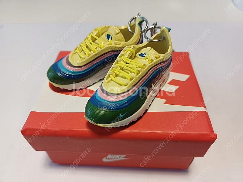 나이키 션우더스푼 션맥스 키링 키홀더 한켤레 (2개)+전용박스 새상품--0