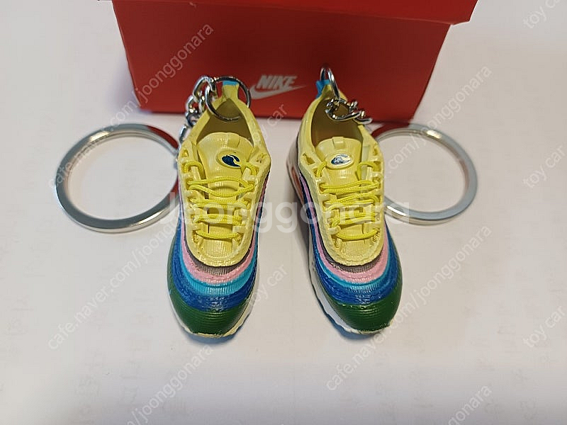나이키 션우더스푼 션맥스 키링 키홀더 한켤레 (2개)+전용박스 새상품--7