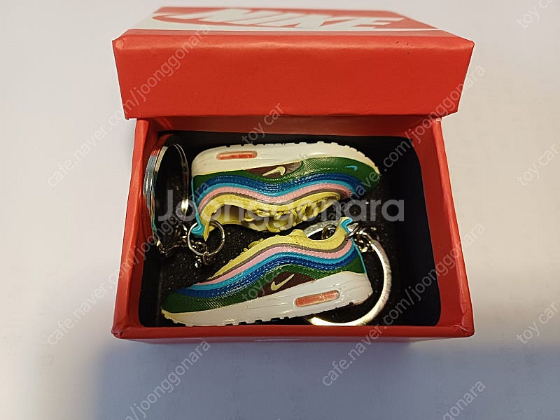 나이키 션우더스푼 션맥스 키링 키홀더 한켤레 (2개)+전용박스 새상품--8