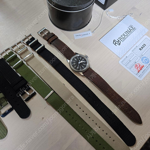 (미사용) 알던애 ra05 (6.25전쟁 시계)스트랩 6개 서비스로 제공