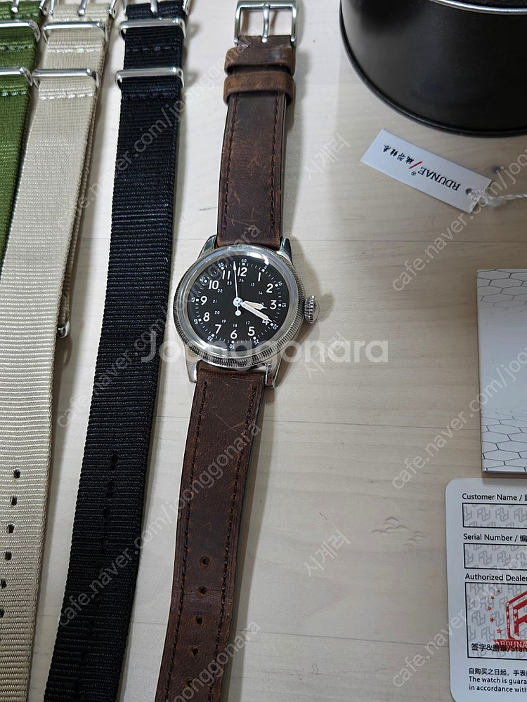 (미사용) 알던애 ra05 (6.25전쟁 시계)스트랩 6개 서비스로 제공--1