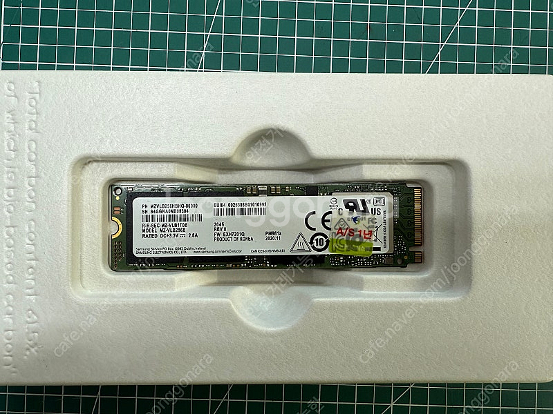 부산 삼성 SSD M.2 NVMe PM981A 256G...--0