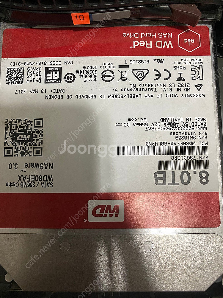 wd red 8테라 hdd--0