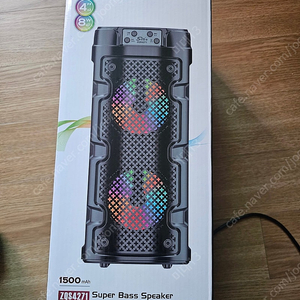 ZQS6223 고출력 듀얼 무선 블루투스 20W 스피커 LED 조명