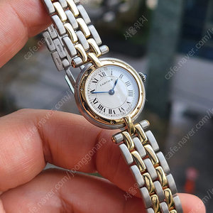 [정품] 까르띠에 여성용 원형 팬더 18K 콤비 데이트 SM 스몰 (Cartier Panthere Two-Tone SM)