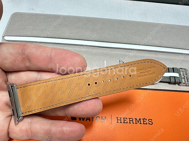 애플워치 에르메스 H로고 다이애그널 44mm 45mm--3