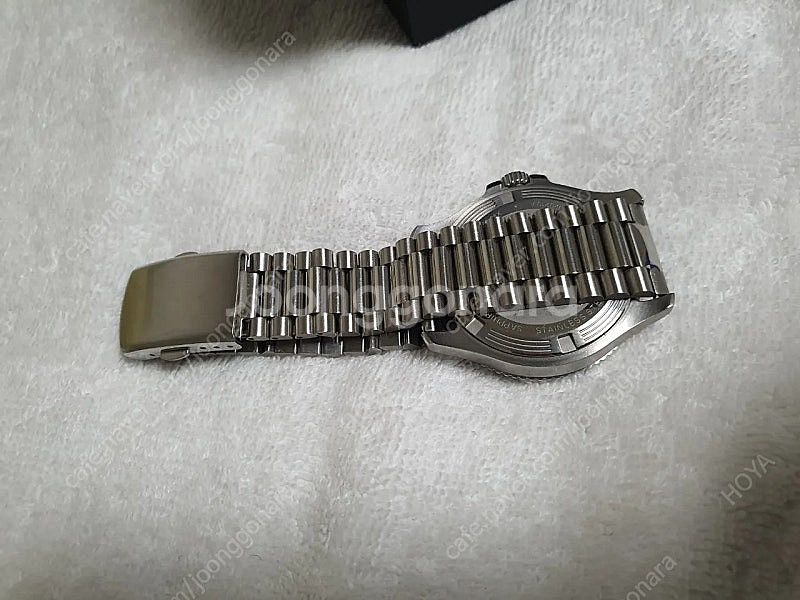 티쏘 씨스타 1000 36mm 쿼츠 블루 시계--3