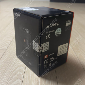 SONY 알파 FE 35mm F1.4 GM 판매합니다. (35.5gm)