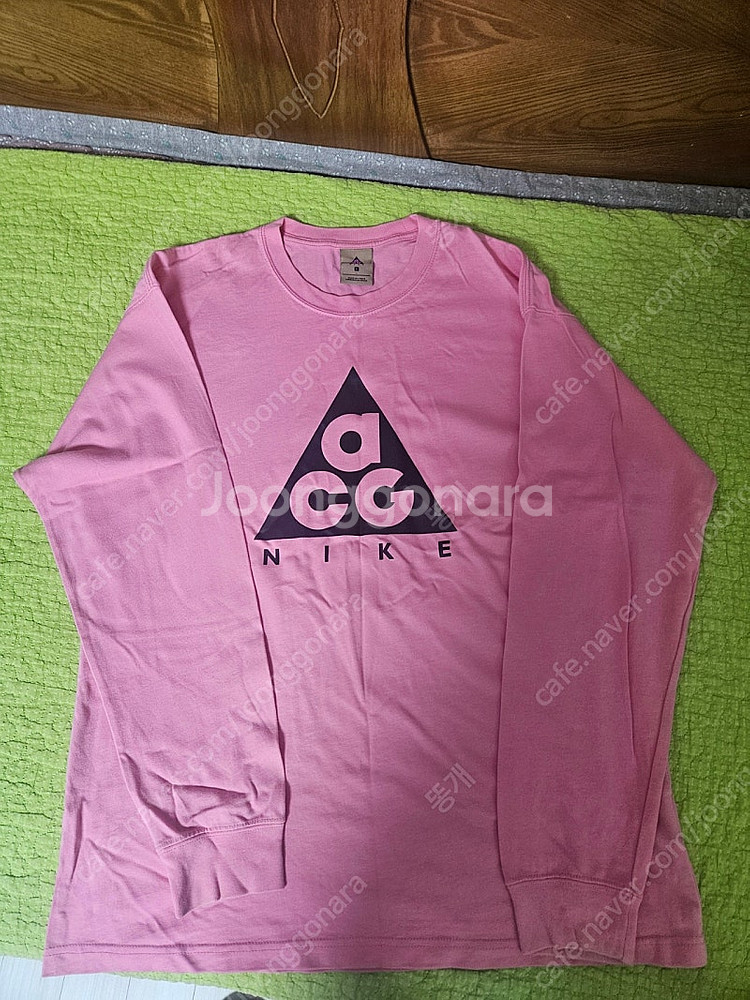 나이키 acg 롱슬리브 핑크--0