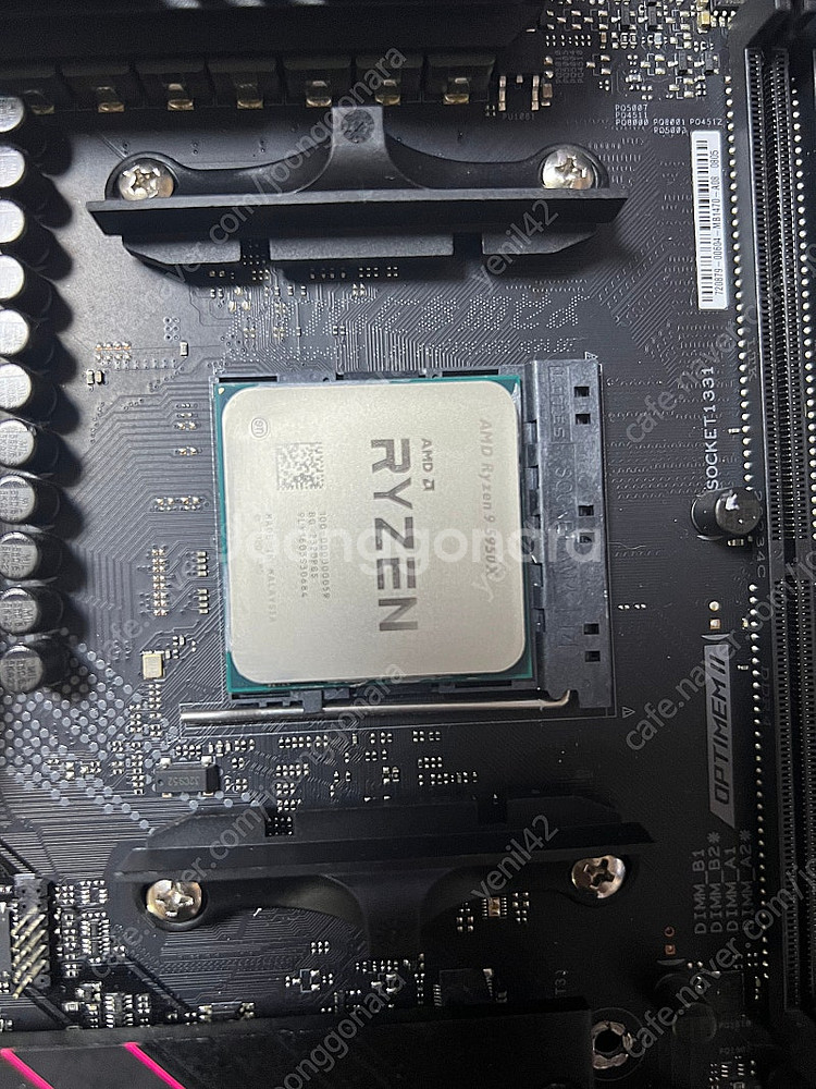 asus b550e / 커세어 램 64g(16x4) 팝...--4