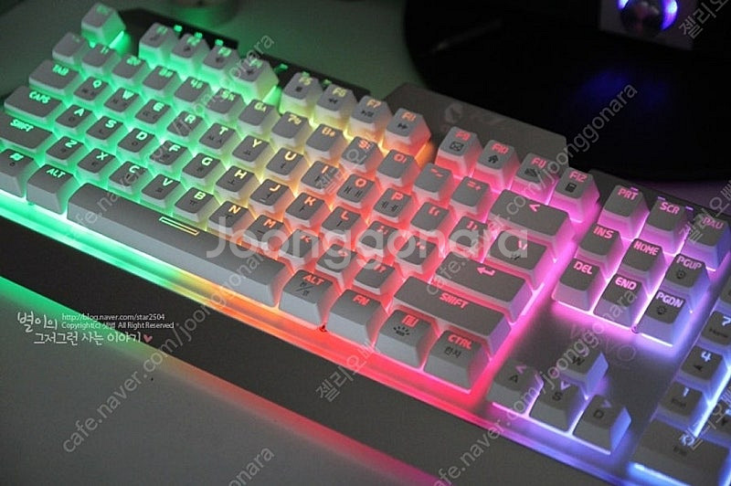 Led 기계식 키보드 clicker k7 싸게 팝니다.--0
