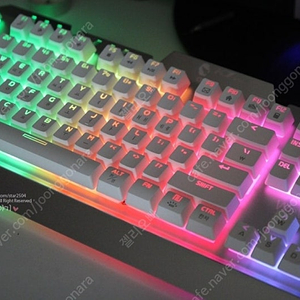 Led 기계식 키보드 clicker k7 싸게 팝니다.