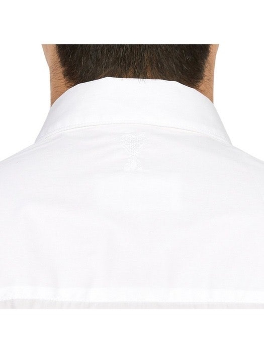 아미 하트 백 로고 코튼 포플린 셔츠 (S) 이미지