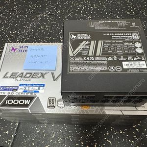 SUPERFLOWER SF-1000F14XP LEDEX VII PRO PLATINUM BLACK ATX 3.1 BLACK 팝니다.