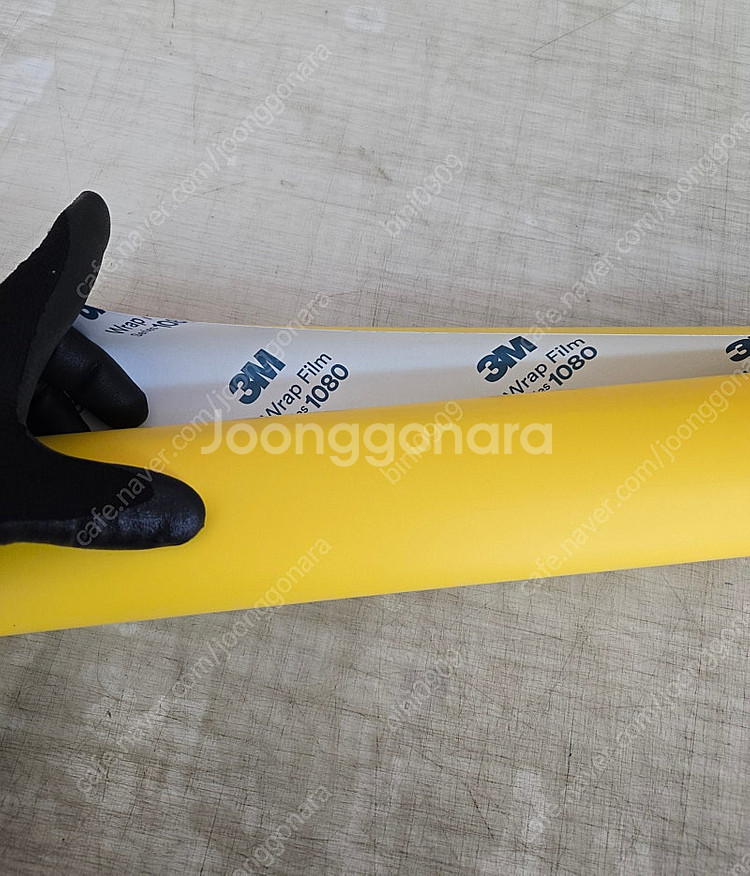 3M 1080 무광 옐로우 랩핑지 팝니다 1미터60--1