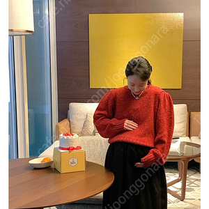 민지콩 보카시 퍼프 임부복 울니트