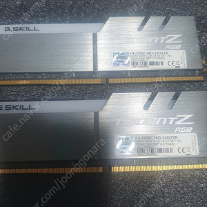 G.SKILL DDR4-3200 CL16 TRIDENT Z RGB 16기가 2장 = 32기가 팝니다