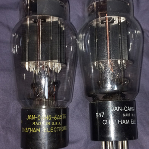 진공관 챈텀 CHATHAM 6AS7G 구관 2개 팝니다