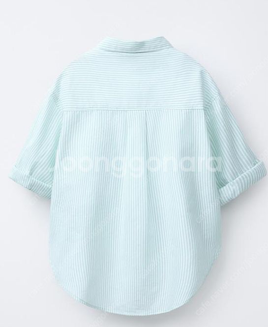 ZARA 자라 키즈 옥스퍼드 셔츠 & 리브드 티셔츠 세...--4