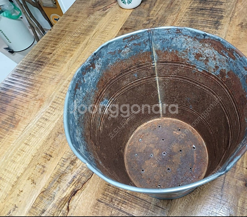 코카콜라 빈티지 철제 바스켓--4