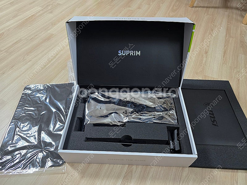 MSI RTX 3080TI 슈프림 박스풀셋--2